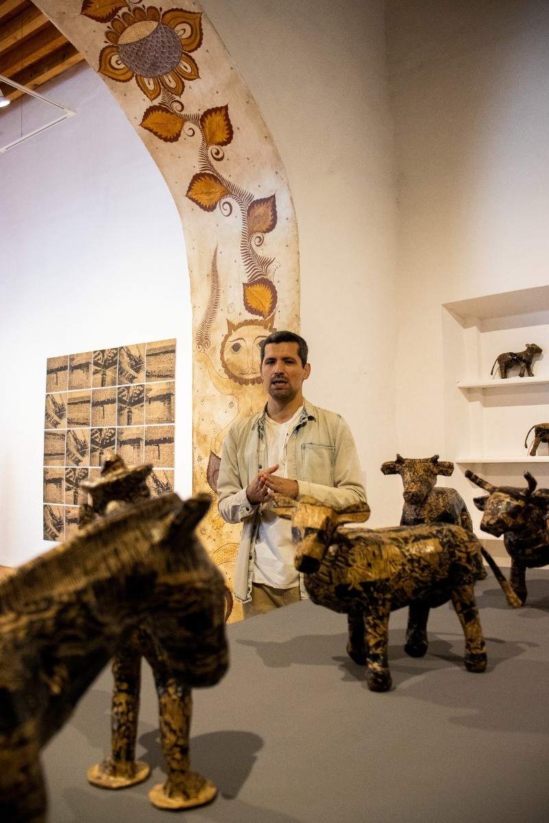 El artista plástico Andrés Alfonso Magaña. FACEBOOK/@MEG Museos de Jalisco