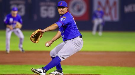 Ronald Medrano maniató a la ofensiva de Mexicali por seis entradas. CORTESÍA/Charros de Jalisco