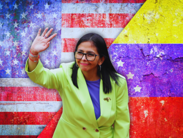 La presidenta encargada de Venezuela, Delcy Rodríguez, se reunió el jueves en Caracas con el director de la CIA, John Ratcliffe, con quien abordó temas de seguridad en un esfuerzo por acercar posiciones. EFE / ARCHIVO