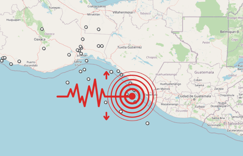 Sismos en Chiapas. ESPECIAL / SSN&nbsp;