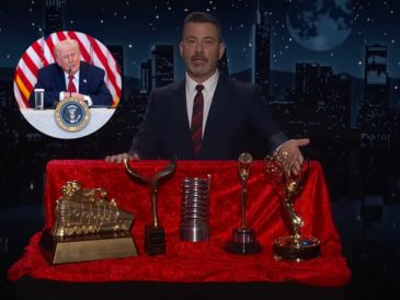 El cómico Jimmy Kimmel bromeó sobre la reunión entre Machado y Trump y señaló como algo "único" que un presidente "le arranque el Premio Nobel a alguien". ESPECIAL / YOUTUBE Jimmy Kimmel