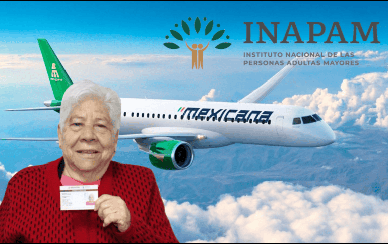 ¿De cuánto es el descuento para adultos mayores en Mexicana de Aviación? ESPECIAL / MEXICANA DE AVIACIÓN / INAPAM