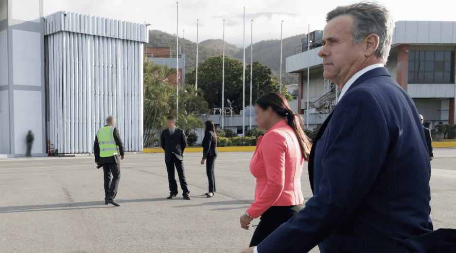 La presidenta encargada de Venezuela, Delcy Rodríguez, se reunió el jueves en Caracas con Ratcliffe, con quien abordó temas de seguridad. EFE/ Agencia Central de Inteligencia