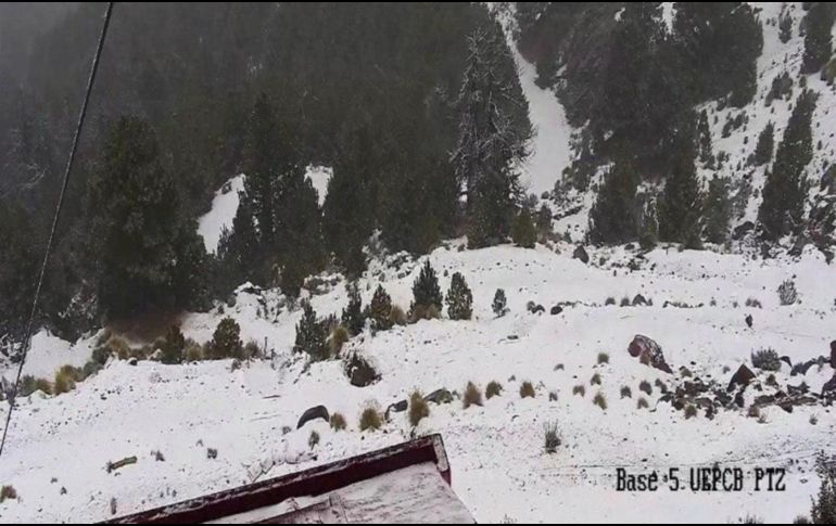Hay una alta probabilidad de caída de granizo y aguanieve en el Parque Nacional Nevado de Colima. UEPCB