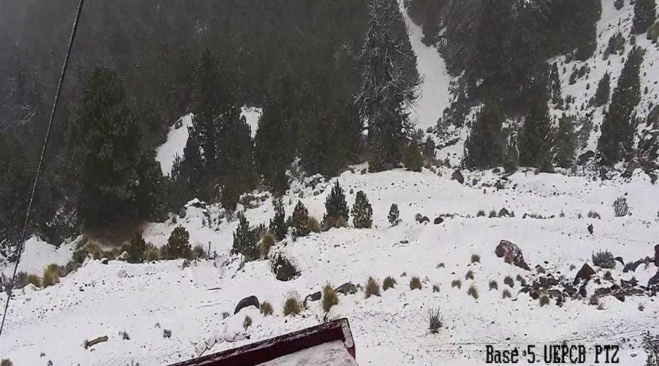 Hay una alta probabilidad de caída de granizo y aguanieve en el Parque Nacional Nevado de Colima. UEPCB