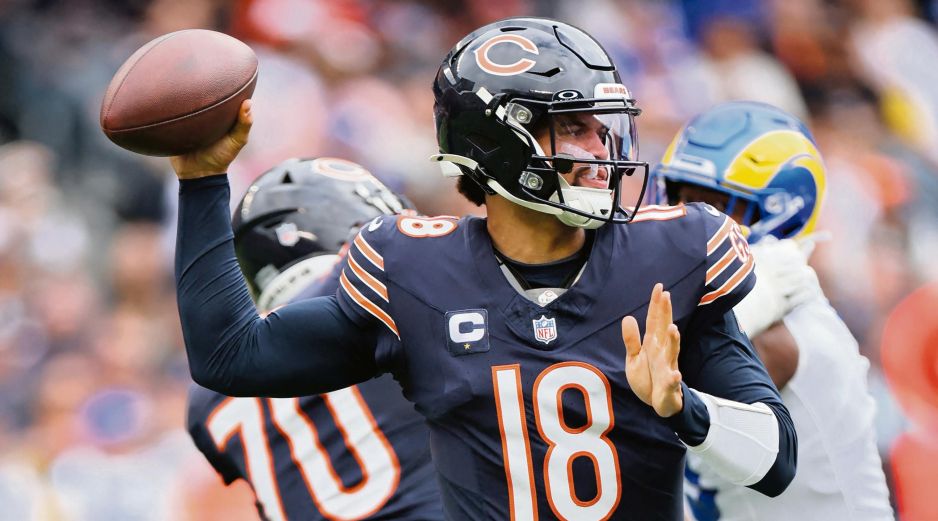 Caleb Williams es un quarterback ágil, señal Jared Verse, defensivo de los Rams. AFP