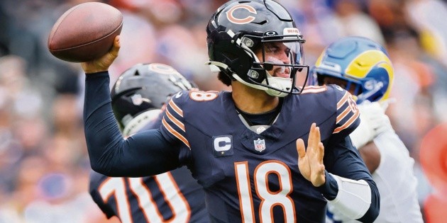 NFL: Caleb Williams, una pesadilla para los Rams