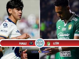 Pumas y León protagonizan uno de los duelos en esta la J3 del Clausura 2026. ESPECIAL / IMAGO7 y CANVA