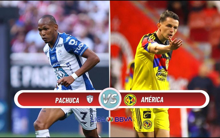 Pachuca y América se enfrentan en el Estadio Hidalgo por la J3 del Clausura 2026. ESPECIAL / IMAGO7 y CANVA