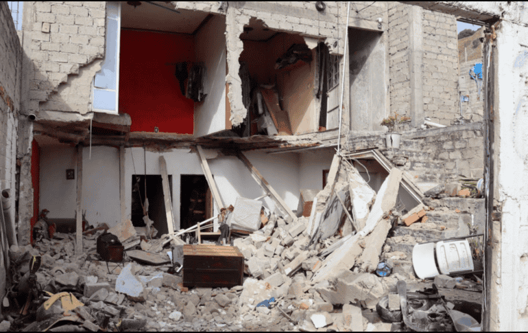 Las tres personas lesionadas por la explosión fueron una mujer mayor de edad y otros dos hombres. ESPECIAL