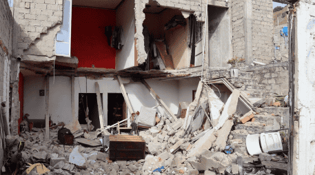 Las tres personas lesionadas por la explosión fueron una mujer mayor de edad y otros dos hombres. ESPECIAL