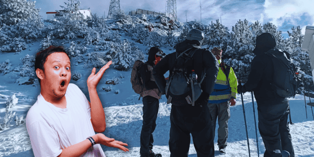 Nevado de Colima amanece con primera nevada este s&aacute;bado (FOTOS)