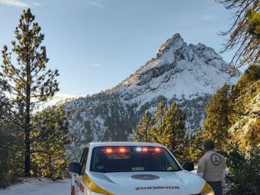 El invierno es la temporada propicia para atestiguar la presencia de nieve en el Nevado de Colima, aunque se debe visitar con precauciones. ESPECIAL / UEPCyBJ