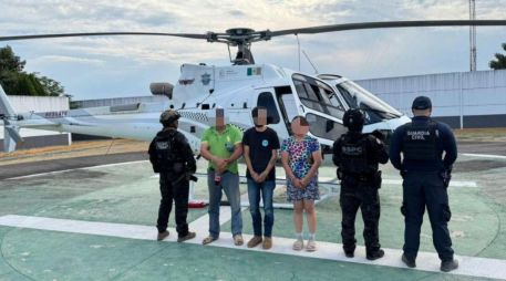 Las personas detenidas y lo asegurado quedaron a disposición de las autoridades respectivas para darle causa legal. ESPECIAL/X/ @SSeguridad_Mich