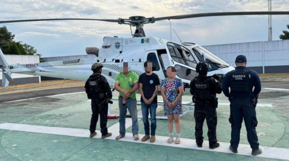 Las personas detenidas y lo asegurado quedaron a disposición de las autoridades respectivas para darle causa legal. ESPECIAL/X/ @SSeguridad_Mich