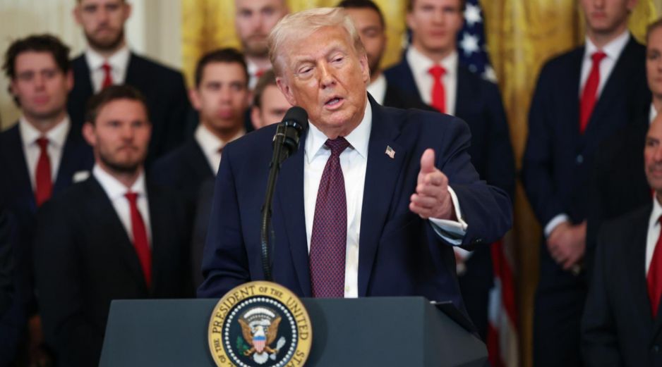 El mandatario estadounidense advirtió que sus intenciones son evitar el avance de China en Groenlandia. EFE/S. Corum