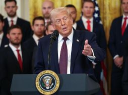 El mandatario estadounidense advirtió que sus intenciones son evitar el avance de China en Groenlandia. EFE/S. Corum