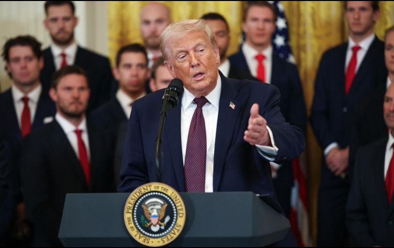 El mandatario estadounidense advirtió que sus intenciones son evitar el avance de China en Groenlandia. EFE/S. Corum