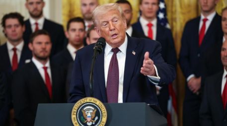 El mandatario estadounidense advirtió que sus intenciones son evitar el avance de China en Groenlandia. EFE/S. Corum