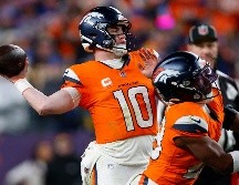 Bo Nix sufrió una fractura de tobillo en la penúltima jugada del juego de la Ronda Divisional contra los Bills de Buffalo. AFP