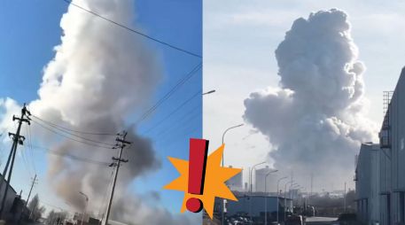 Tres de los hospitalizados sufrieron heridas graves y cinco personas permanecen desaparecidas tras la explosión en Mongolia Interior, China. ESPECIAL / X