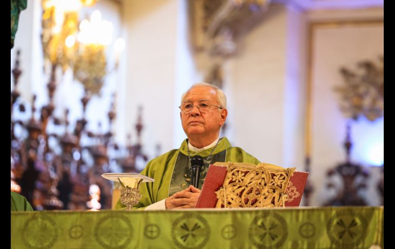 Robles Ortega explicó que en el conclave con el Papa se abordaron los temas de la sinodalidad y la evangelización. EL INFORMADOR / J. Acosta