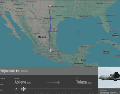 Según la plataforma, antes de viajar a México, el avión realizó al menos ocho vuelos en territorio estadounidense. Flightradar24