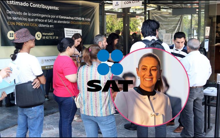 Sheinbaum se congratuló en presentar mayor recaudación fiscal, pues aseguró que los impuestos se traducen en dinero del pueblo para el pueblo. EL INFORMADOR / SUN /ARCHIVO