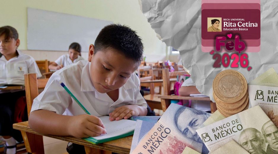 Los pagos de la Beca Rita Cetina son bimestrales y las fechas exactas se anuncian únicamente a través de medios oficiales. ESPECIAL / CANVA