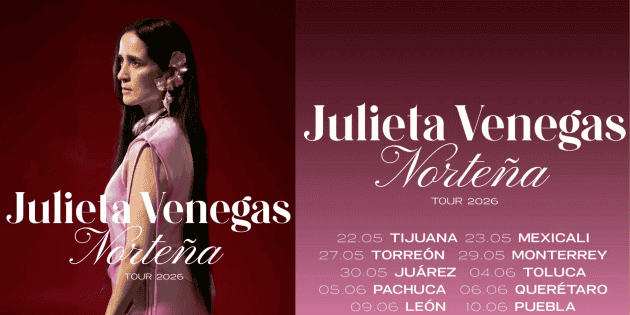 Julieta Venegas visitar&aacute; Guadalajara en su "Norte&ntilde;a Tour 2026"