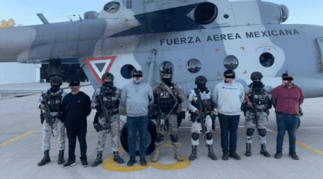 En un comunicado, la SSPC detalló que las fuerzas de seguridad detuvieron a los sospechosos tras detectar que se encontraban armados. X / @OHarfuch