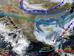 El SMN advierte que estas condiciones podrían afectar la movilidad y la infraestructura, por lo que recomienda a la población mantenerse informada y atender las indicaciones de protección civil. ESPECIAL/ SMN