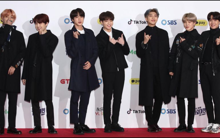 La agrupación conformada por Kim Nam-joon, Kim Seok-jin, Min Yoon-gi  Jung Ho-seok, Park Ji-min, Kim Tae-hyung y Jeon Jung-kook darán su show este próximo 7, 9 y 10 de mayo. EFE/ARCHIVO