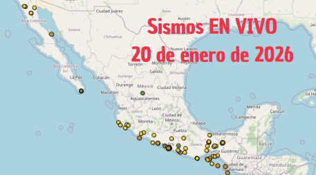 Sismos en México | EN VIVO | 20 de enero de 2026. ESPECIAL / SSN