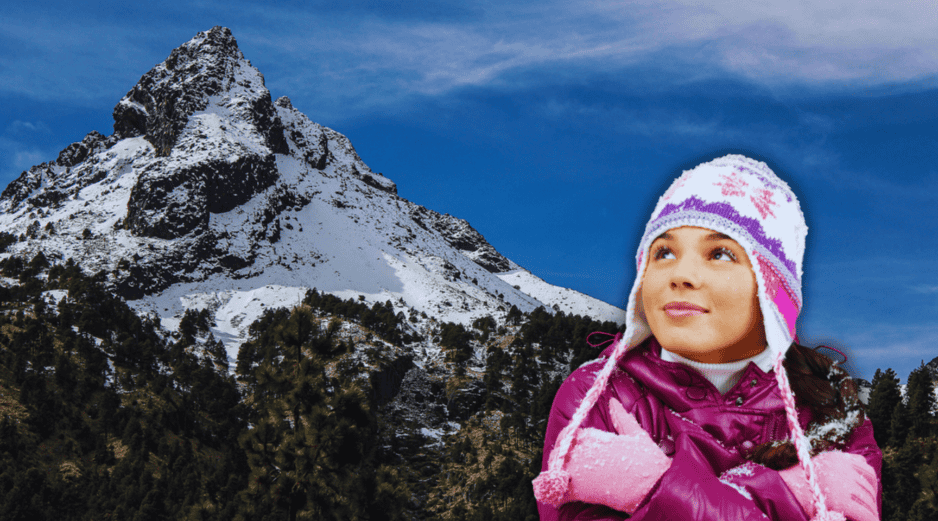 La segunda nevada de la temporada para el Nevado de Colima podría suceder pronto. EL INFORMADOR / ARCHIVO / ESPECIAL / CANVA