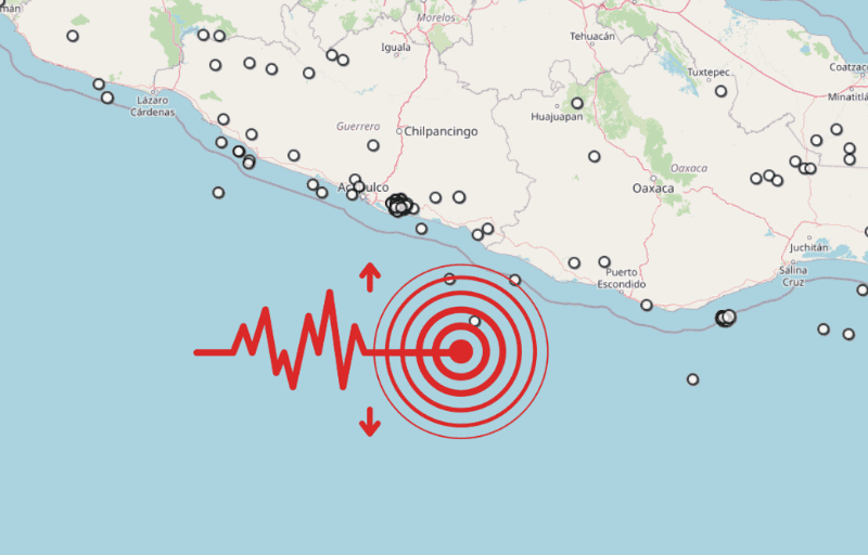 &nbsp;Sismo en Oaxaca. ESPECIAL / SSN
