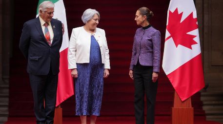 Sheinbaum destacó que Mary Simon es la primera gobernadora general indígena de Canadá. ESPECIAL/X / @Claudiashein