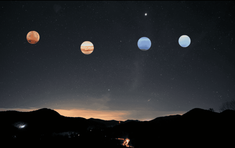 Para tener una mejor apreciación de la alineación plantearía es recomendable estar en en una zona donde no haya obstrucciones a la vista como edificios o montañas. CANVA