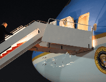 El mandatario cambiará de avión para retomar su trayectoria rumbo a Suiza. AP/ E. Vucci.