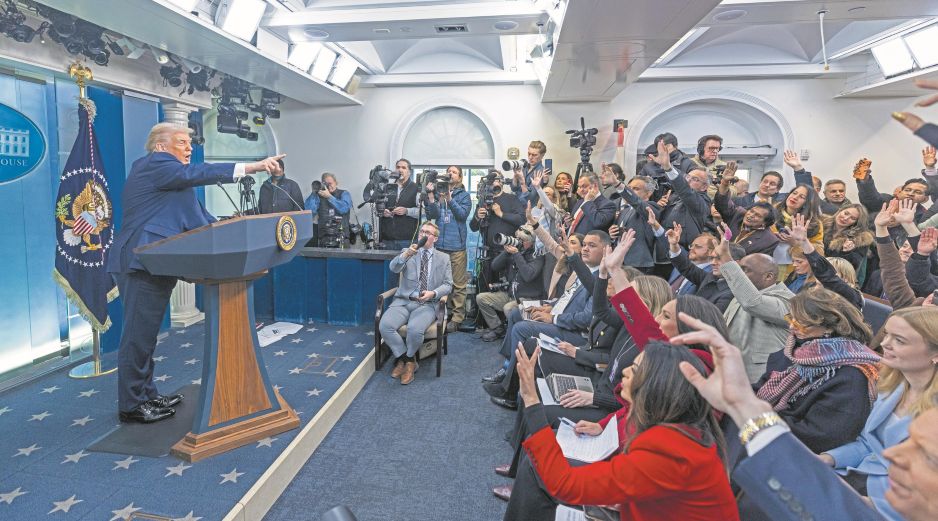 El presidente de EU continuó con sus polémicas declaraciones desde la Casa Blanca. EFE