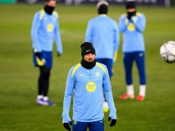 Raphinha podría ver minutos ante el Slavia Praga luego de estar ausente por molestias. EFE/V. Vacek