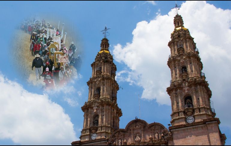 Se estima que a lo largo de cada año entre 6 y 7 millones de feligreses visitan la imagen de la Virgen de San Juan de los Lagos. ESPECIAL / EL INFORMADOR y CANVA