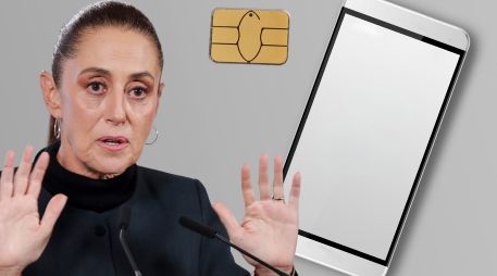 Sheinbaum respondió a las críticas que señalan que el registro de chips vulnera la privacidad de las personas. ESPECIAL, EFE / I. Esquivel y CANVA