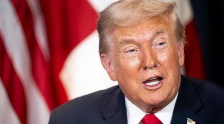 La estrategia de Trump incluye giras semanales y un gran evento similar a la Convención Republicana presidencial. EFE/L. Gillieron