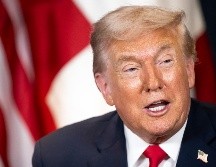 La estrategia de Trump incluye giras semanales y un gran evento similar a la Convención Republicana presidencial. EFE/L. Gillieron