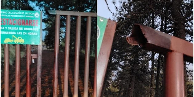 Vandalizan acceso restringido en el Parque Nacional Nevado de Colima