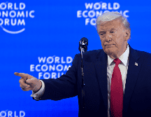Donald Trump, en el Foro de Davos, en Suiza. EFE / G. Ehrenzeller