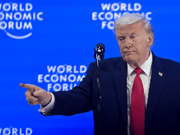 Donald Trump, en el Foro de Davos, en Suiza. EFE / G. Ehrenzeller