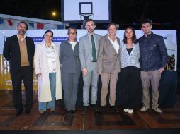 Tlemilco Lozano, Virginia Simonet Hernández, Claudia Sánchez, Enzo Surinach, Marie Romero, Ciara Fabre y Héctor Navarro. GENTE BIEN JALISCO /  Reunión de ex alumnos del Colegio Franco Mexicano
