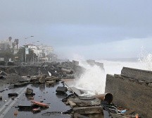 Áreas afectadas por el temporal en la línea de costa de Santa Teresa di Riva, Sicilia, Italia. EFE/CARMELO IMBESI